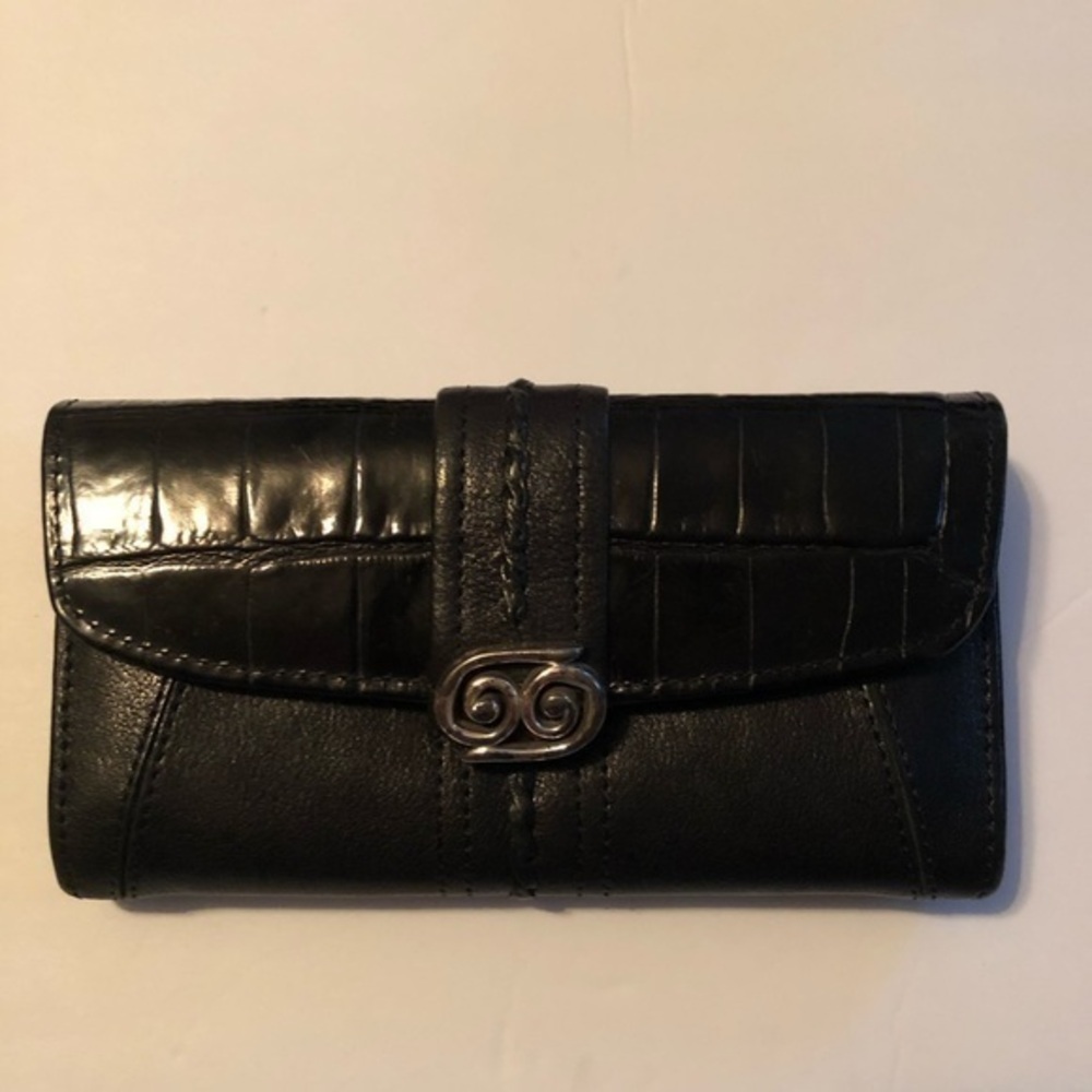 ๐ BRIGHTON ๐ black leather wallet